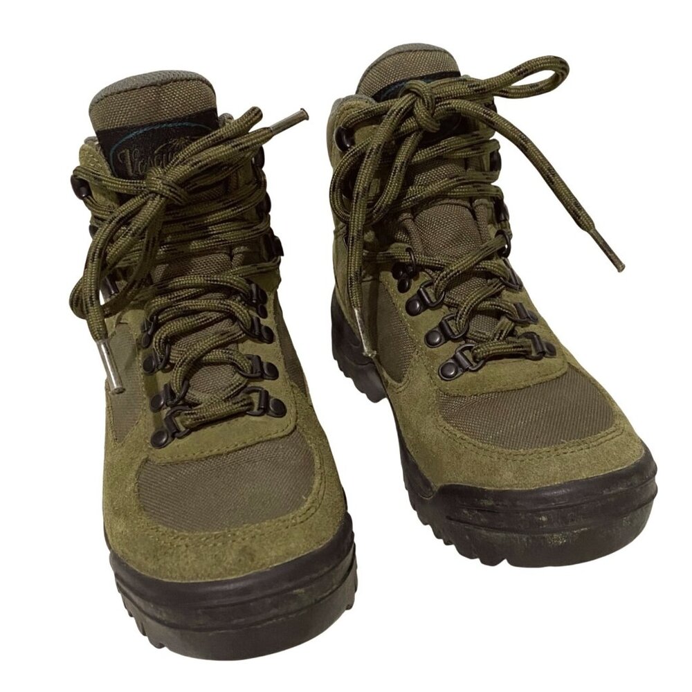 Vasque Womens Hiking‎ Boots Size 6 Olive Green Gorpcore Outdoor Earthy Grunge